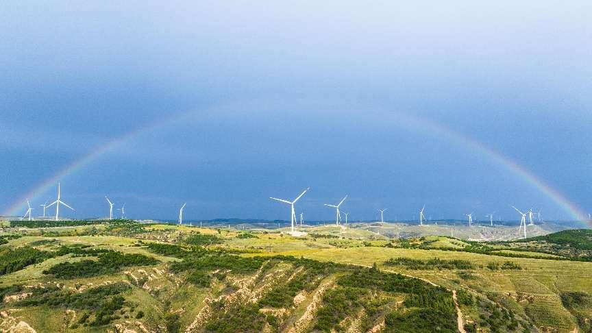 新能源風光項目。受訪者供圖